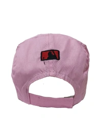 Mens Cotton Embrodary Logo Cap Color - Pink Color Cap Fitting � Velcro - 48
