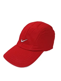 Mens Cotton Embroidery Logo Cap Color - Red Color Cap Fitting � Velcro - 12