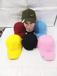 Mens Embrodary Indian Flaxi Fit Material Cap  Color - Mix Color Pack  Fitting - Steel Buckle - 48