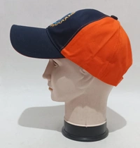 Mens India Embrodary Logo Orange Color Cap Fitting - Velcro Best Quality Premium Cap Material - Cotton - 6