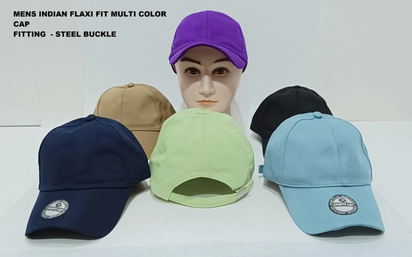 Mens Indian Flaxi Fit Multi Color Cap Fitting - Steel Buckle - 12