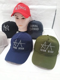 Mens  Indian Flaxi Fit Rubber Print Cap  Color - Mix Color Pack  Fitting - Steel Buckle - 12