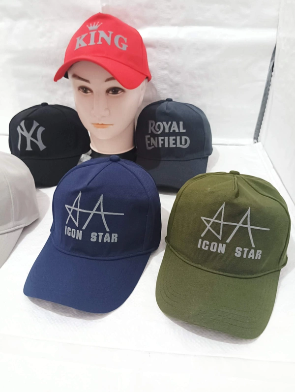 Mens  Indian Flaxi Fit Rubber Print Cap  Color - Mix Color Pack  Fitting - Steel Buckle - 12