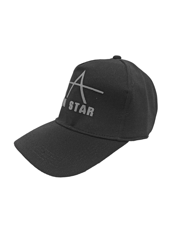 Mens Indian Flaxi Fit Rubber Printed Logo Caps Color - Black Color Pack Fitting - Buckle - 24