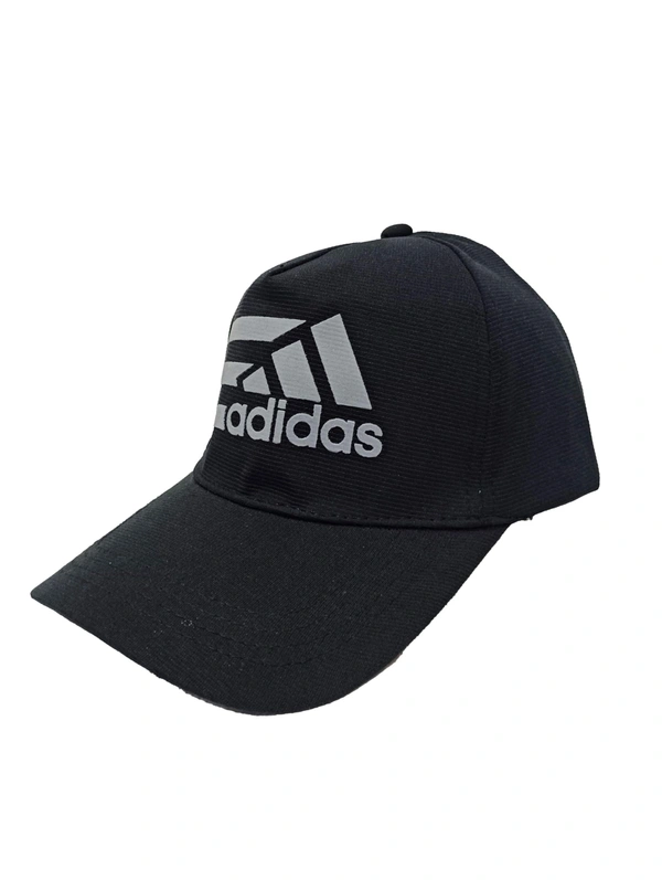 Mens Indian Flaxi Fit Rubber Printed   Logo Caps Color - Black Color Pack Fitting - Buckle - 24
