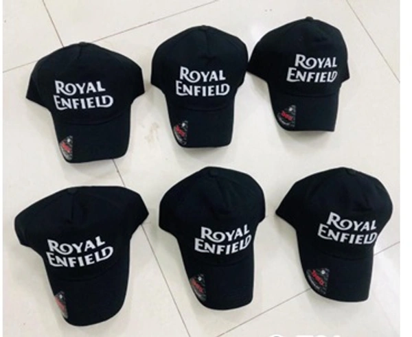 Mens Indian Flaxi Fit Rubber Printed   Logo Caps Color - Black Color Pack Fitting - Buckle - 12