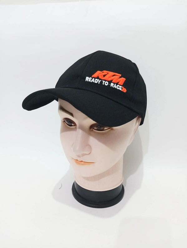 Mens Ktm Embrodary Black Flexi Fit Cap - 12