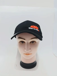 Mens Ktm Embrodary Black Flexi Fit Cap - 12