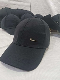 Mens Metal Logo Flaxifit Caps Colour Black Feeting Steel Buckle - 24