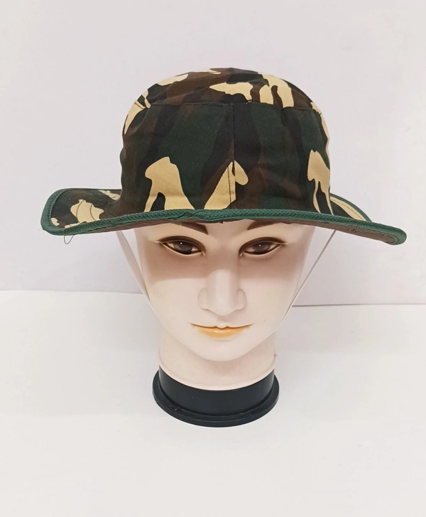 Mens Umpire Style Cap Material - Cotton Color - Camouflage Fitting - Elastic - 12