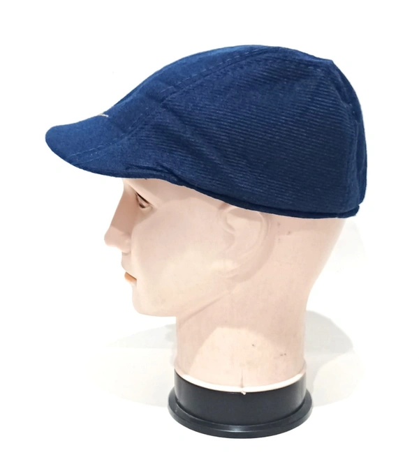 Mens Velevt Golf Style Cap Material - Indian Velvet Color - Mix Color Pack Fitting - Elastic - 120