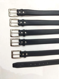 Pu Leather Black Colour Belt Strap Length 46 Inch Width 35 Mm - 120