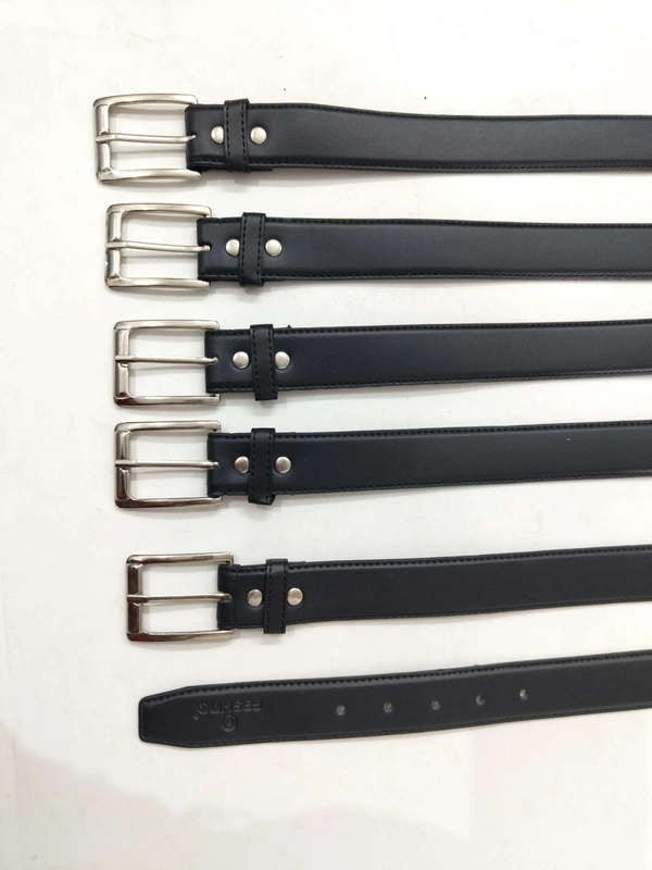 Pu Leather Black Colour Belt Strap Length 46 Inch Width 35 Mm - 120