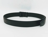 Pu Leather Black Colour Belt Strap Length 50 Inches Length And Width 40 Mm - 6