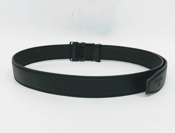 Pu Leather Black Colour Belt Strap Length 50 Inches Length And Width 40 Mm - 6