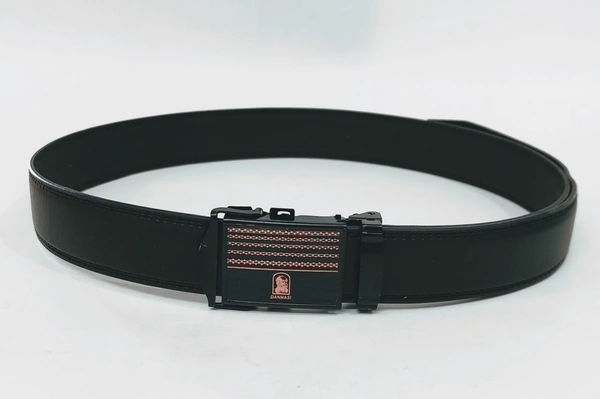 Pu Leather Black Colour Belt Strap Length 50 Inches Length And Width 40 Mm - 6