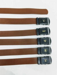 Pu Leather Brown Colour Belt Strap Length 48 Inches Length And Width 35 Mm - 12