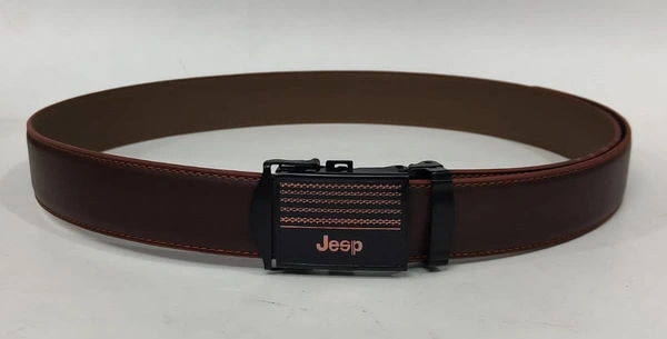 Pu Leather Material Brown Color Belt Strap Length 48 Inches Length And Width 35 Mm - 6
