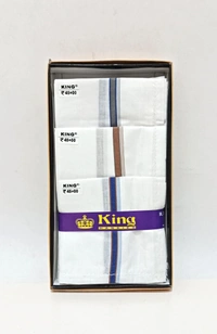 Pure Cotton Hankies, Set Of 12 Pcs In One Box, Size - 45*45 Cm_135354 - 45*45 cm, 12