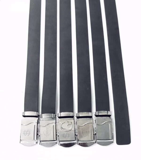 Synthetic Leather Black Colour Belt Strap Length 48 Inches Length And Width 35 Mm - 12