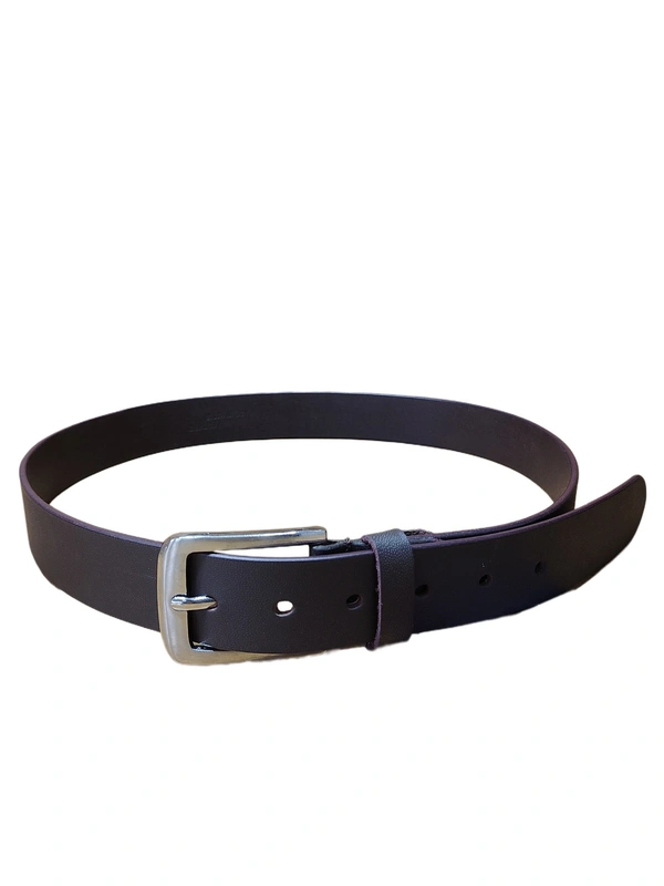35MM MEN'S GENUINE  LEATHER DARK BROWN COLOR BELT SIZE-42-52,(6SIZE) - FREE SIZE, 6