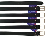 35MM MEN'S GENUINE LEATHER BLACK COLOR BELT SIZE-42-52(6 SIZE) - FREE SIZE, 6