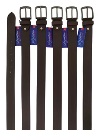 40 MM MEN'S GENUINE LEATHER BROWN COLOR BELT SIZE-42-52(6 SIZE) - FREE SIZE, 6