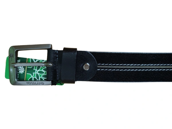 40MM P2C DESIGN MEN GENUINE LEATHER BLACK COLOR BELT SIZE -42-52-(6 SIZE) - FREE SIZE, 6