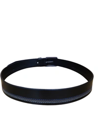 40MM P2C DESIGN MEN GENUINE LEATHER BLACK COLOR BELT SIZE -42-52-(6 SIZE) - FREE SIZE, 6