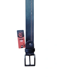 40 MM MEN'S GENUINE LEATHER BLACK COLOR BELT SIZE-42-52(6 SIZE) - FREE SIZE, 6