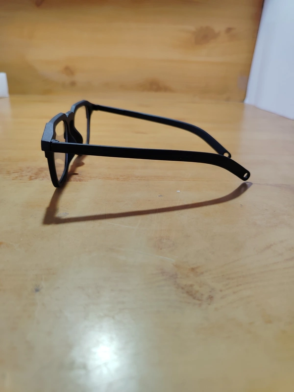 MENS RUBBER FRAME CLEAR SQUARE SUNGLASSES - FREE, 12