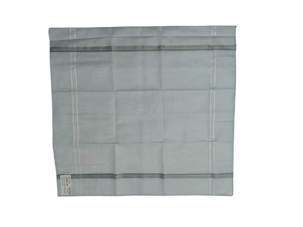 MENS PURE COTTON PREMIUM QUALITY MULTI COLOR HANKIES, SET OF 12 PICES IN BOX, SIZE-43*43 Cm - 43*43, 12