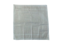 MENS PURE COTTON PREMIUM  QUALITY  WHITE COLOR  WITH STRIP DESIGN  HANKIES, SET OF 12 PICES IN BOX, SIZE-43*43 Cm - 43*43, 12