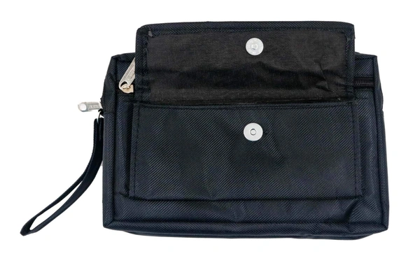 Utility Bag Black Color Pu Leather Bags - 6