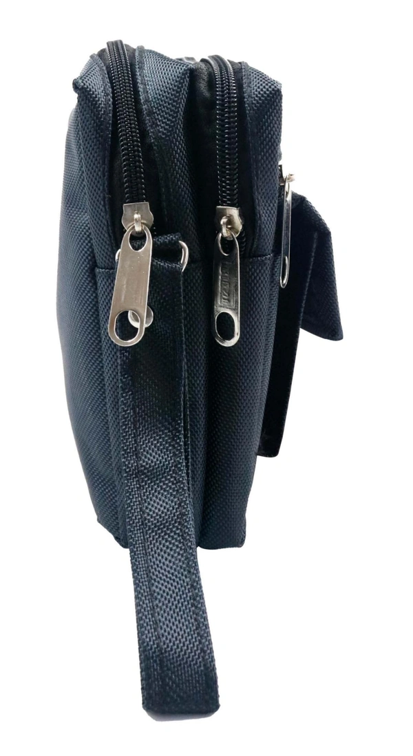 Utility Bag Black Color Pu Leather Bags - 6