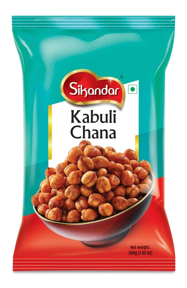 Sikandar Masala Kabuli Chana Namkeen Spicy Crunchy 200g - Foil