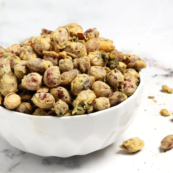 Sikandar Tasty Nut Sing Bhujia Black Pepper Masala Peanuts Namkeen 200g - Foil