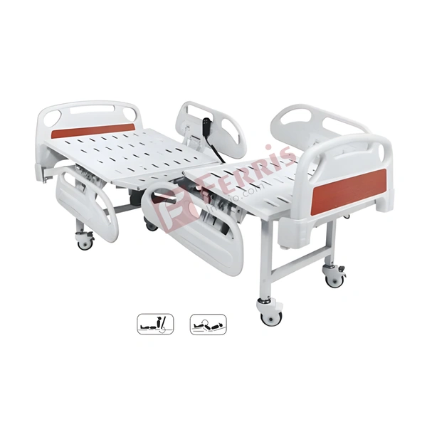 Ferris Function Electric ICU Hospital Bed with Hand Remote & ABS Panels |Fowler bed Electrical (FHF004) - Fowler bed Electrical (FHF004)