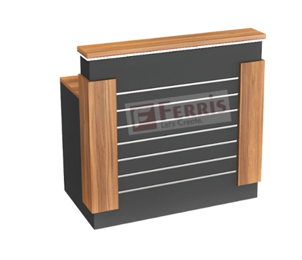 Ferris RECEPTION TABLE PR2-02 - 1436x636x1050 MM., Teak,Grey,