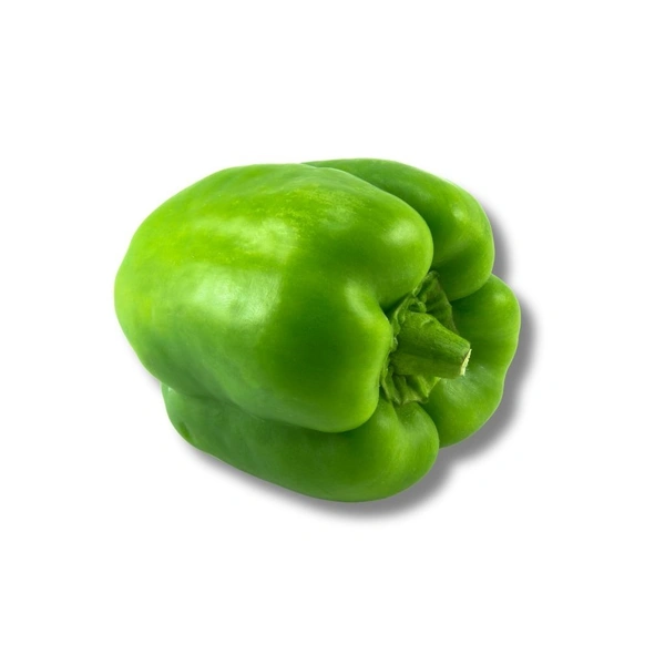 Green Capsicum - 2 Pcs (300g-400g)