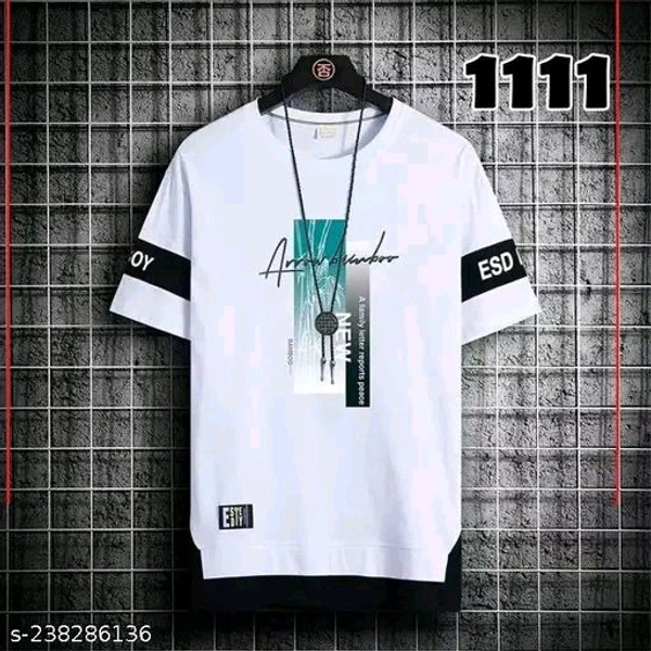Stylish Fashionista Men Tshirts - White, L