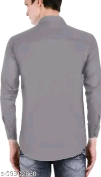 Top Wear Double Pocket Shirt Trending Shirt Man Shirt Boys - Gray, XL
