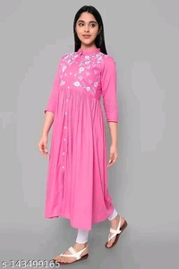 Myra Pretty Kurtis - Red Oxide, S
