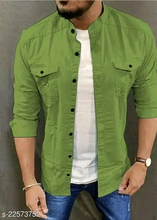 New Western Wear Shirt For Men - Green, XL