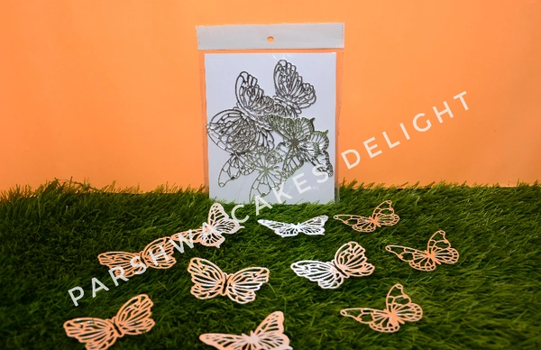 NON EDIBLE BUTTERFLY - SILVER