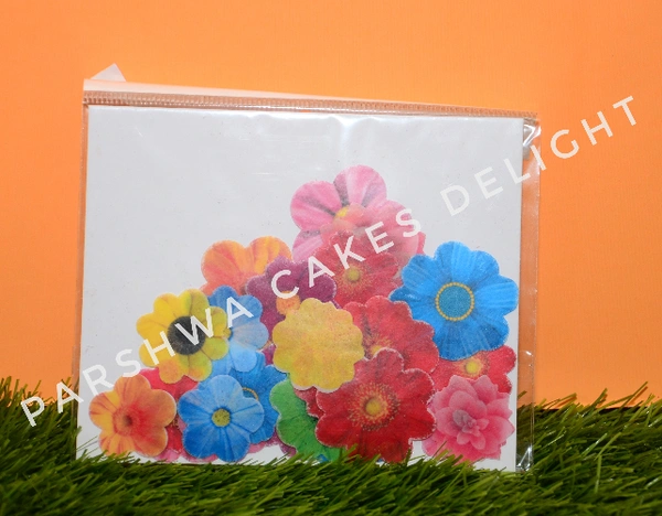 EDIBLES CUT OUTS FLOWERS