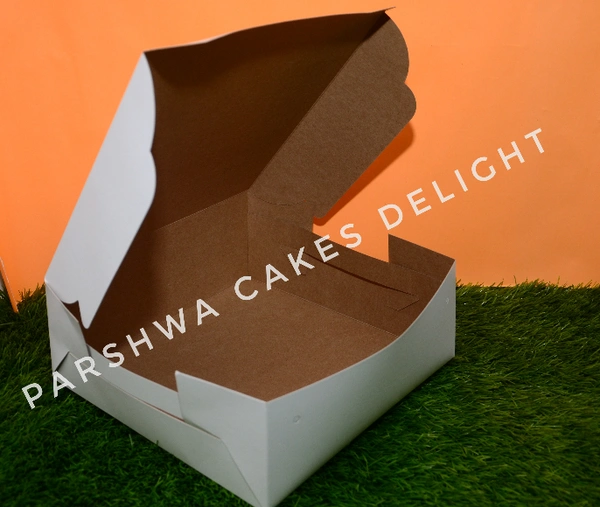 ½ KG CAKE BOX  - 8*8*4 - 10PCS, WHITE