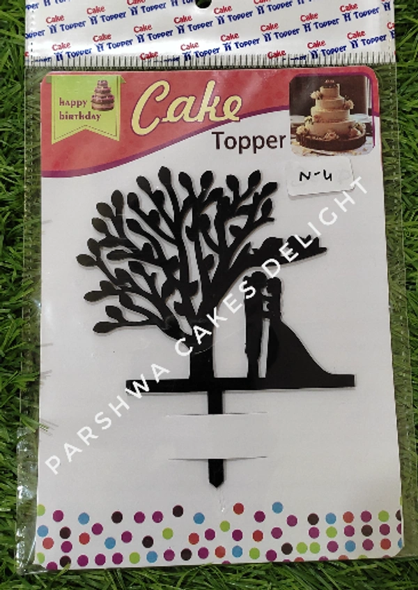 ACRYLIC TOPPER N - 4.5 INCH, 4