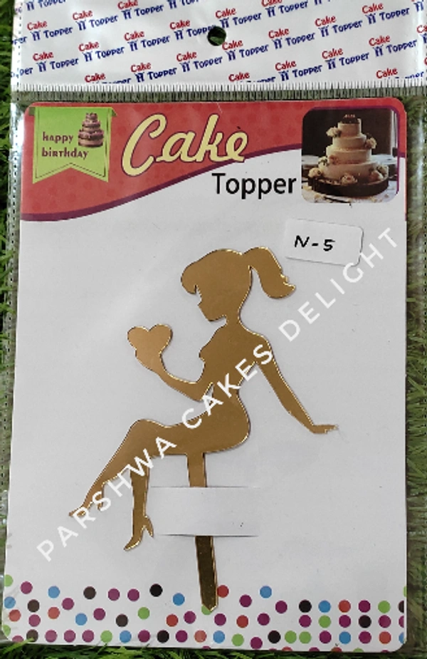 ACRYLIC TOPPER N - 4.5 INCH, 5