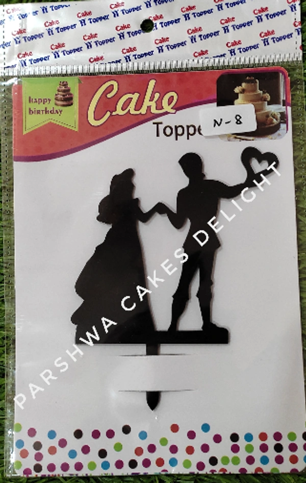 ACRYLIC TOPPER N - 4.5 INCH, 8